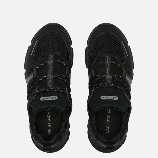 Мужские кроссовки Lacoste, цвет чёрный, размер 42.5 743SMA0064-02H L003 Textile 0722 1 SMA - фото 2