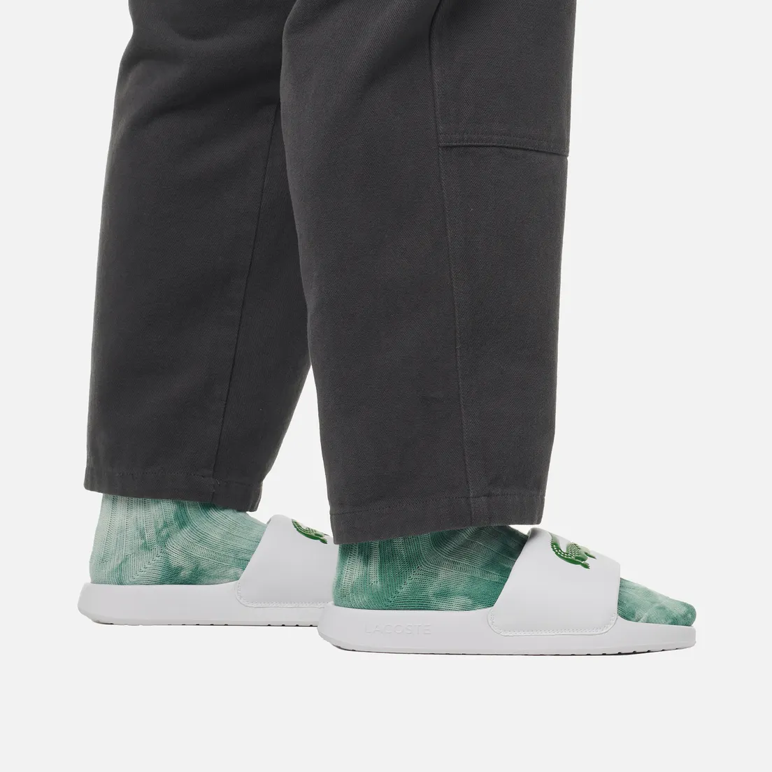 Lacoste Мужские сланцы Serve Slide 1.0 Croco