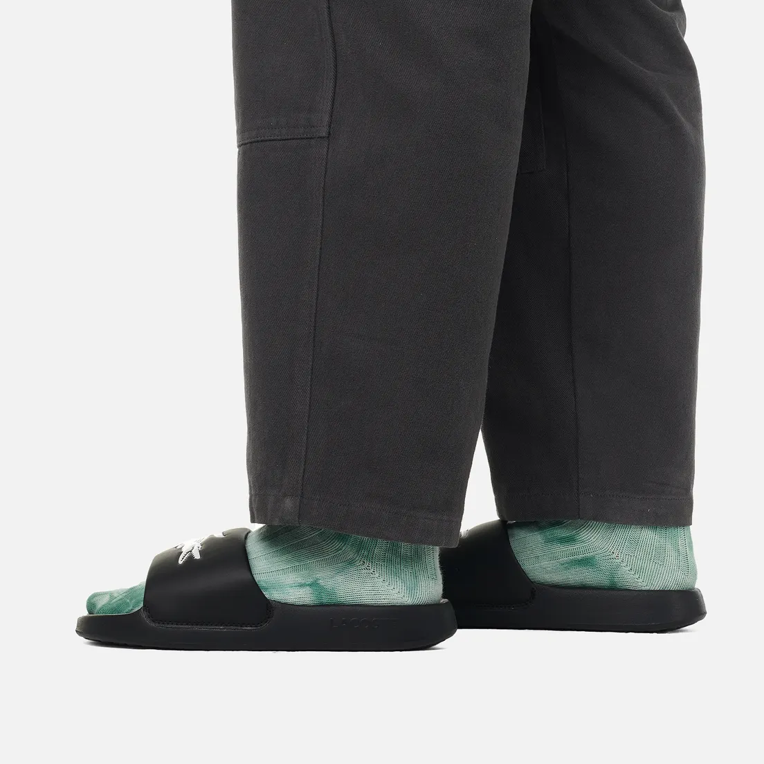 Lacoste Мужские сланцы Serve Slide 1.0 Croco