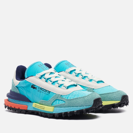 фото Женские кроссовки lacoste elite active, цвет голубой, размер 36 eu
