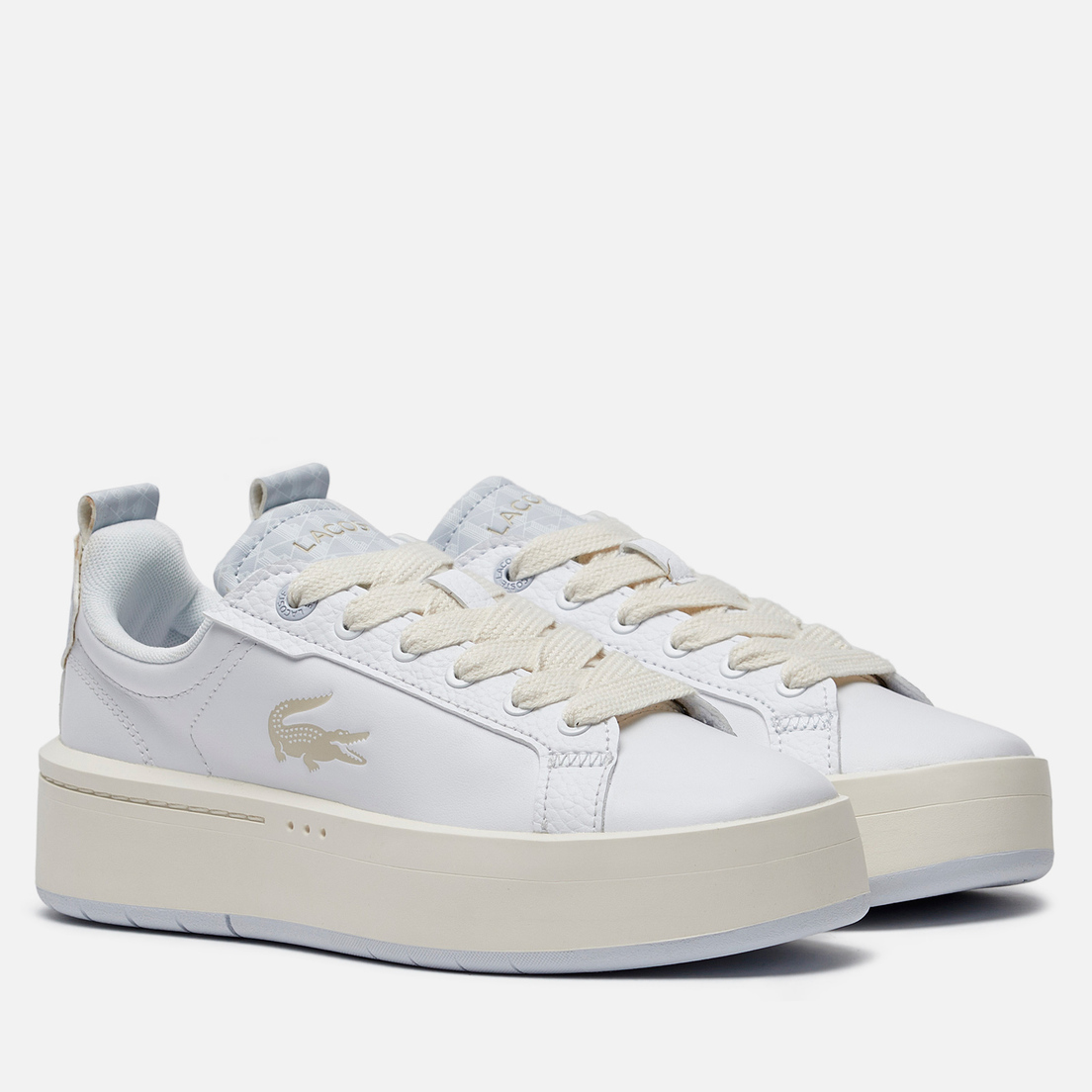 Lacoste Женские кроссовки Carnaby Platform Monogram Leather
