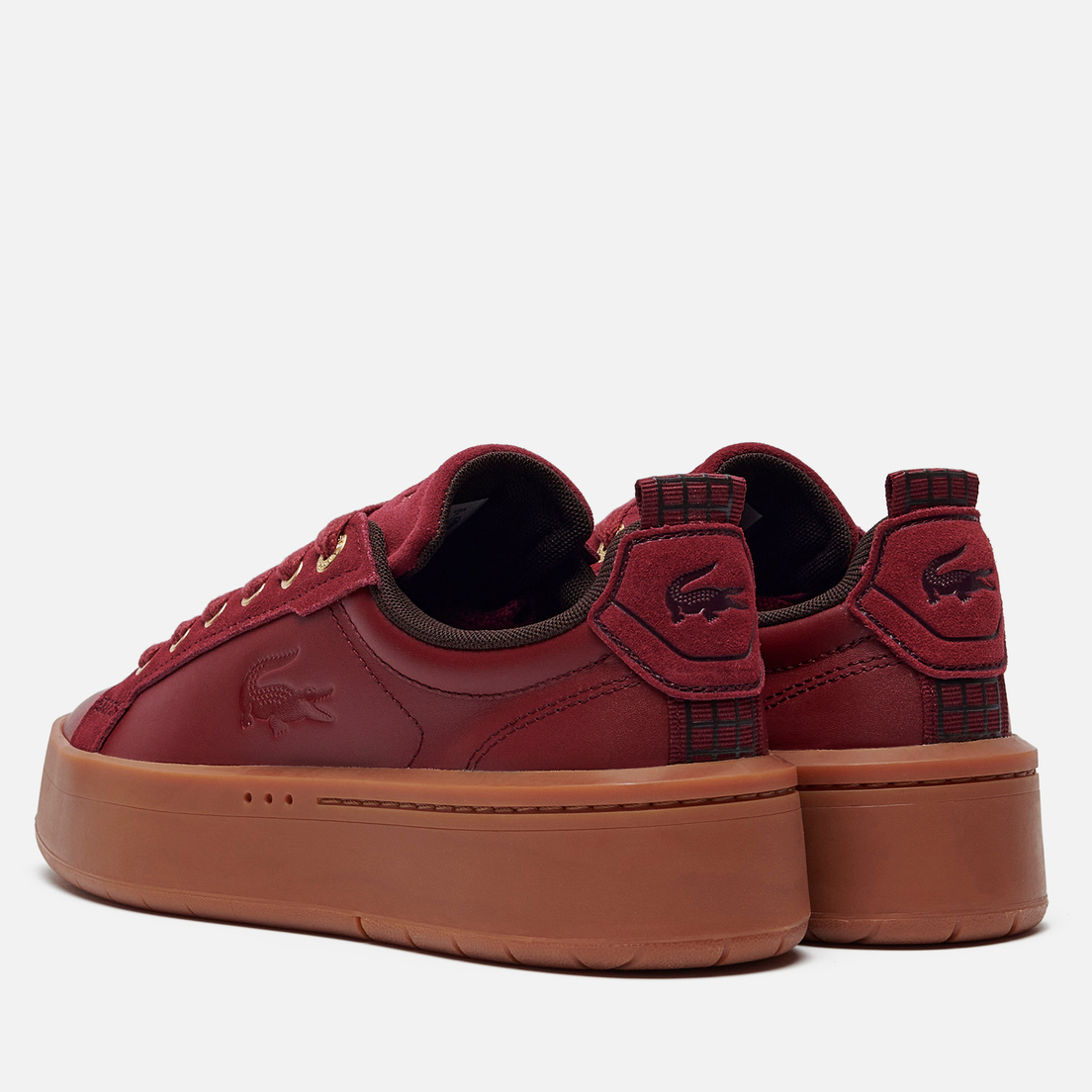 Lacoste Женские кроссовки Carnaby Platform Colourblock Leather