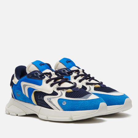 фото Мужские кроссовки lacoste l003 neo, цвет голубой, размер 40.5 eu