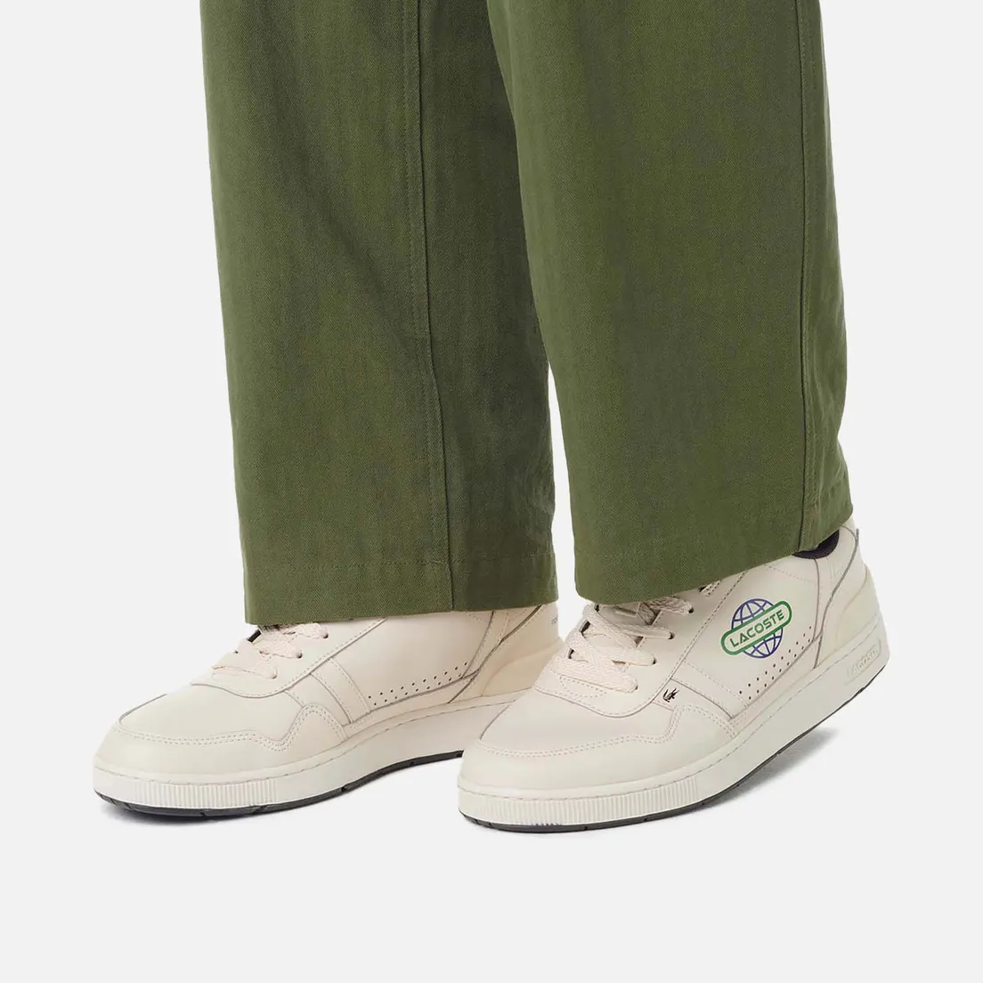 Lacoste Мужские кроссовки T-Clip Leather Globe