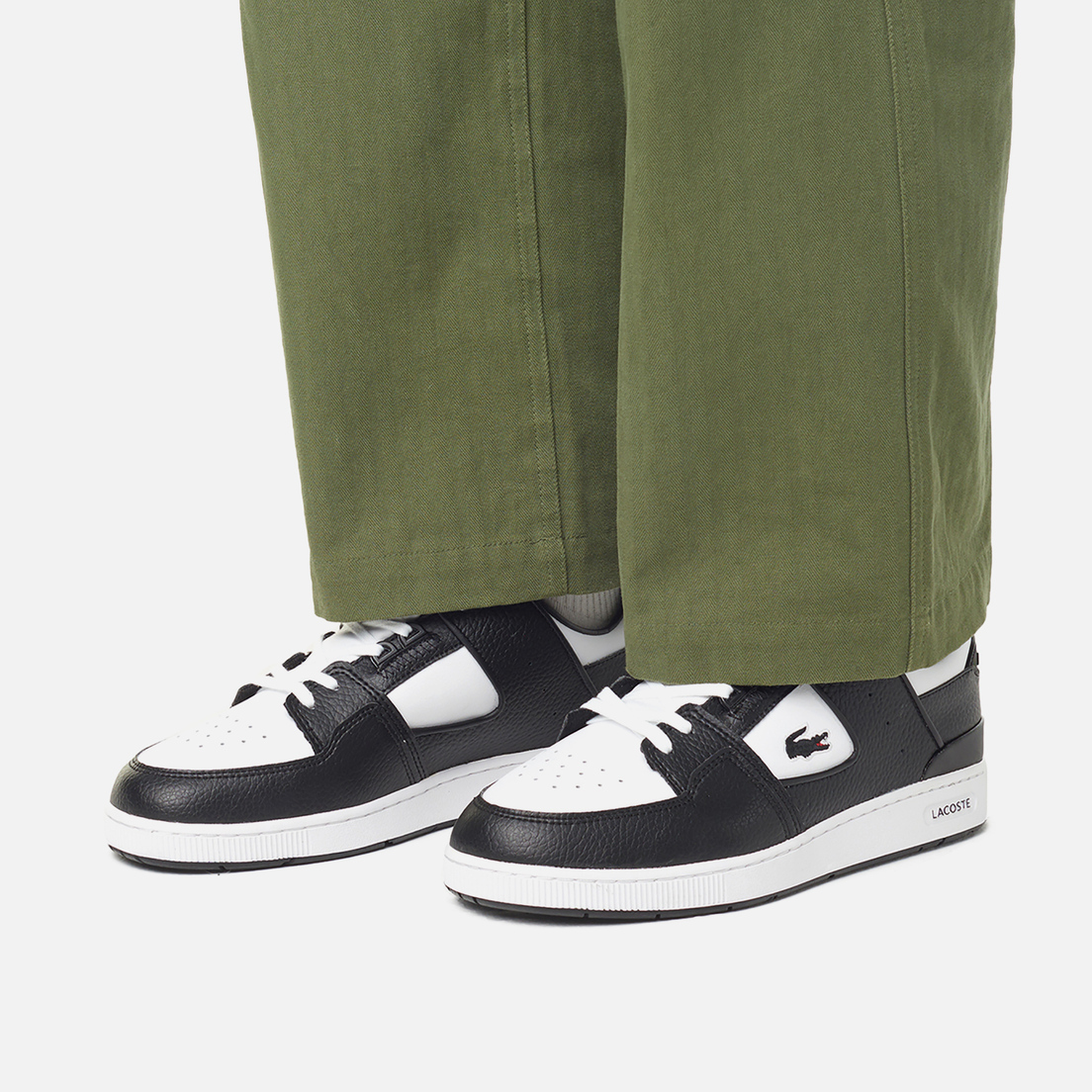 Lacoste Мужские кроссовки Court Cage Leather Colour Contrast
