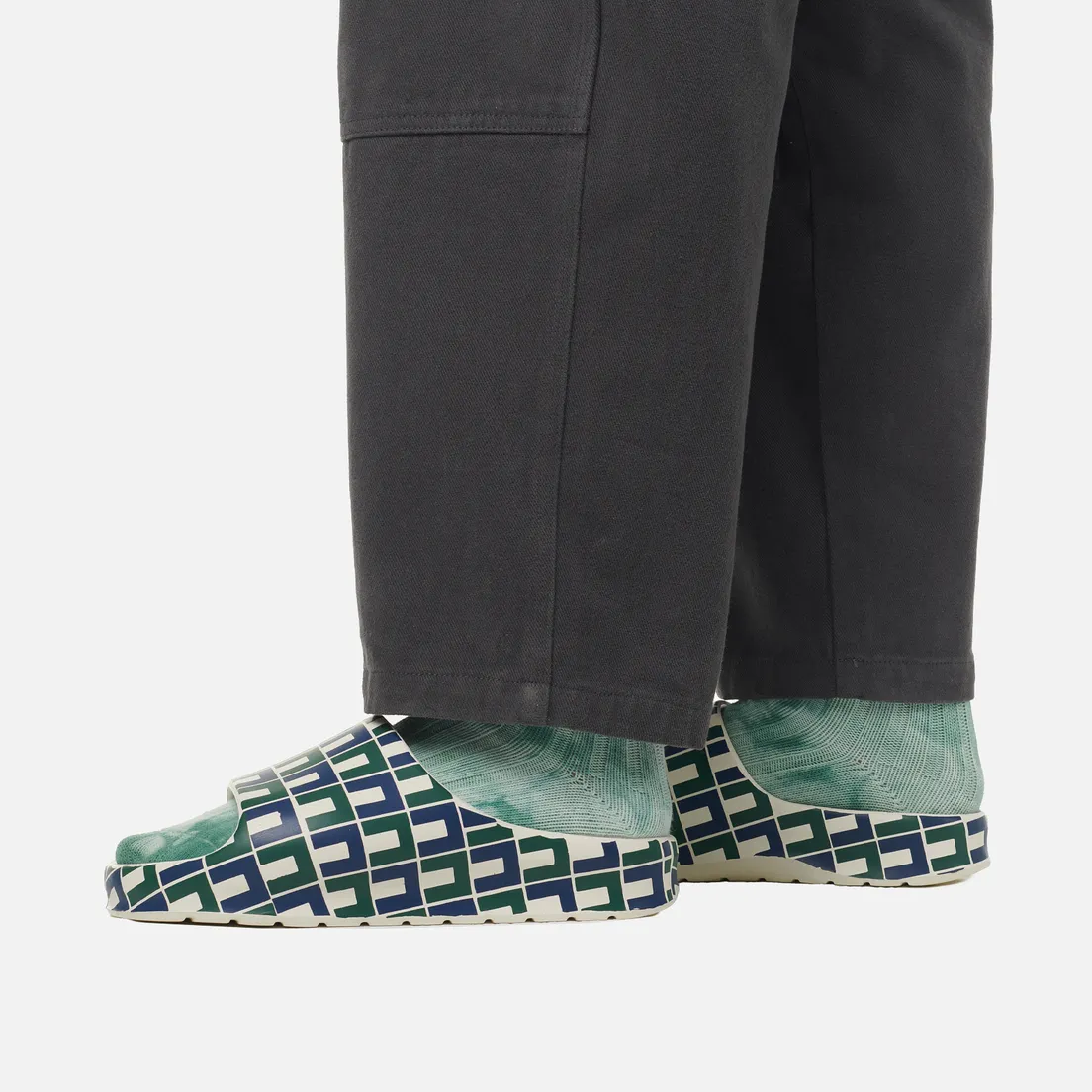 Lacoste Мужские сланцы Serve Slide 2.0 Monogram