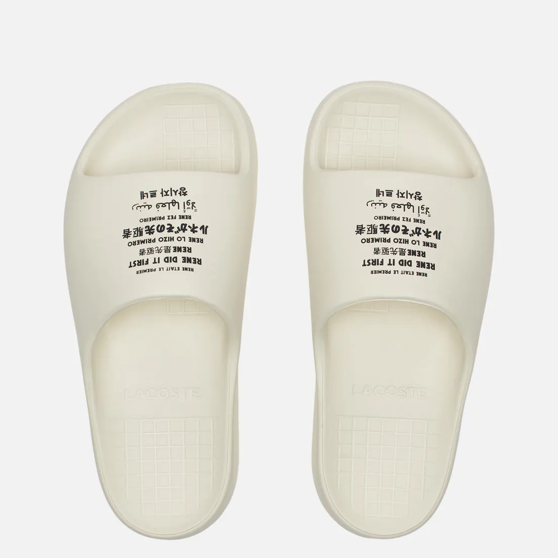 Lacoste Мужские сланцы Serve Slide 2.0 Branded