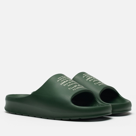 Мужские сланцы Lacoste Serve Slide 2.0 Thick Sole, цвет зелёный, размер 42 EU