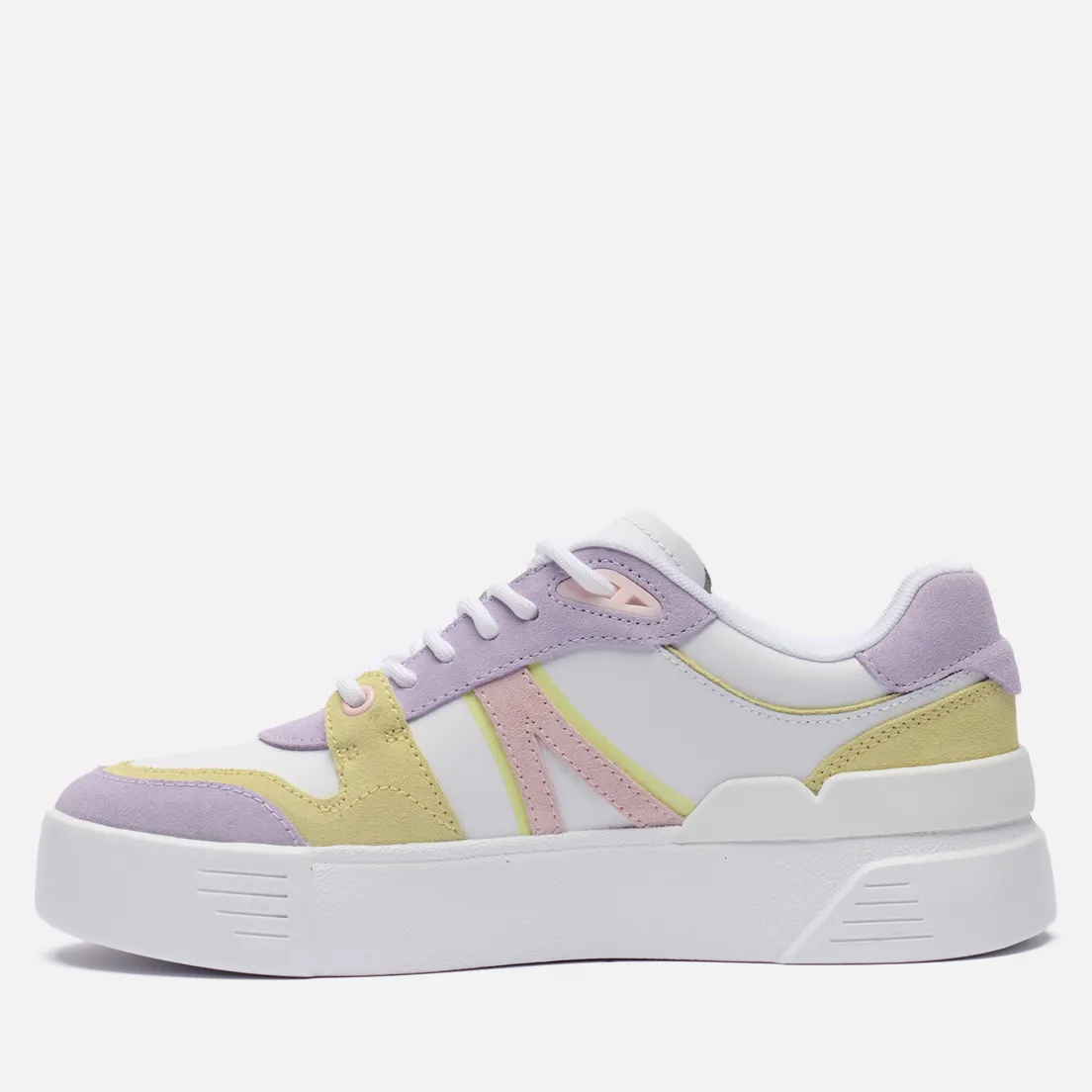 Lacoste Женские кроссовки L002 Evo Contrasted Leather