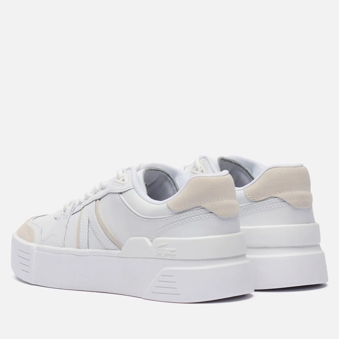 Lacoste Женские кроссовки L002 Evo Logo Tongue Leather