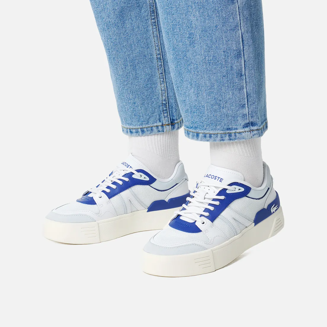 Lacoste Женские кроссовки L002 Evo Logo Tongue Leather