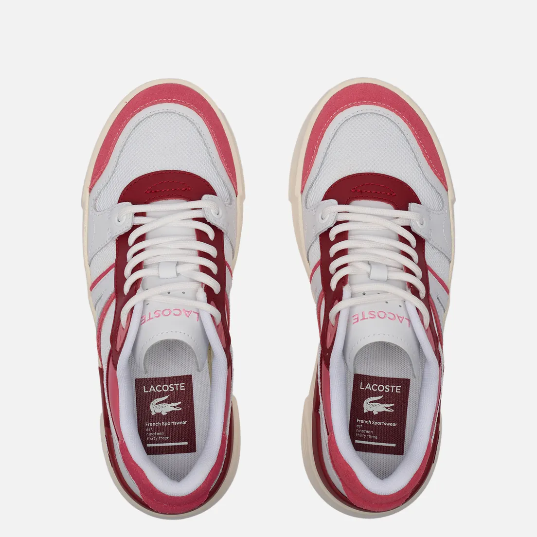 Lacoste Женские кроссовки L002 Evo Logo Tongue Leather