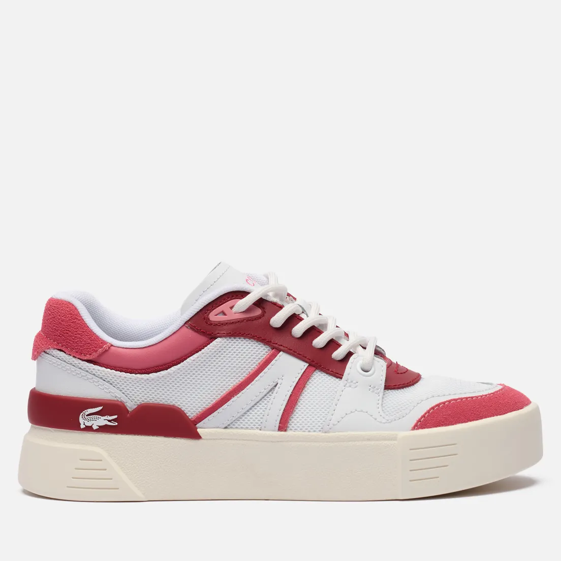 Lacoste Женские кроссовки L002 Evo Logo Tongue Leather