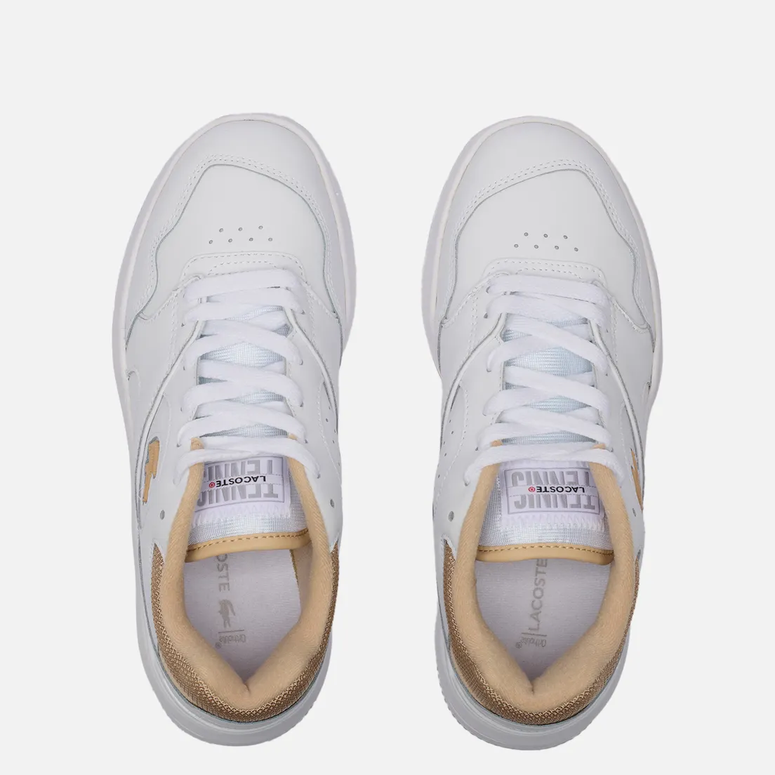 Lacoste Женские кроссовки Lineshot Contrasted Collar Leather