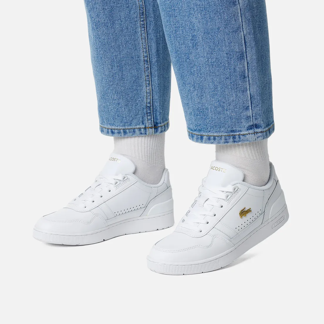 Lacoste Женские кроссовки T-Clip Leather