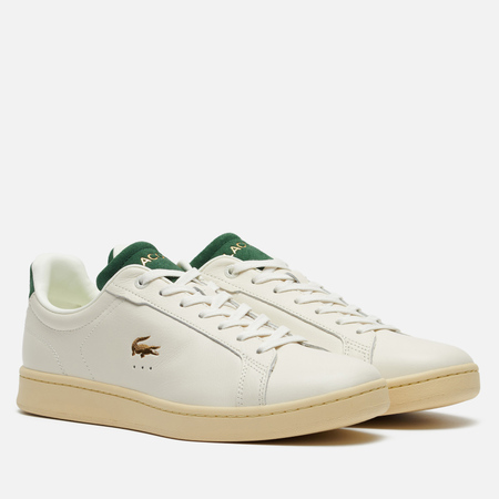 фото Мужские кроссовки lacoste carnaby pro leather, цвет белый, размер 40.5 eu