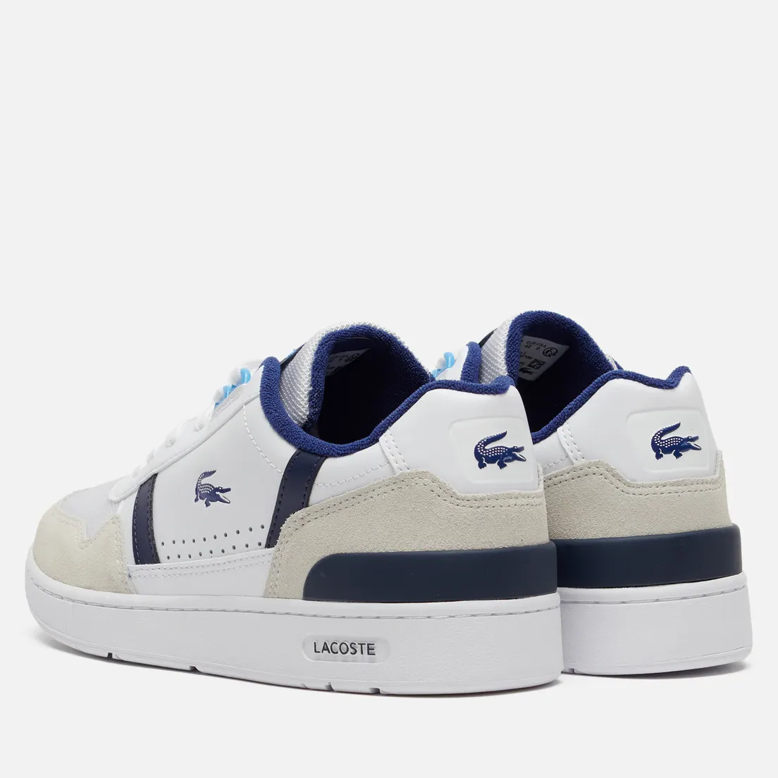 Lacoste Мужские кроссовки T-Clip Contrasted Leather
