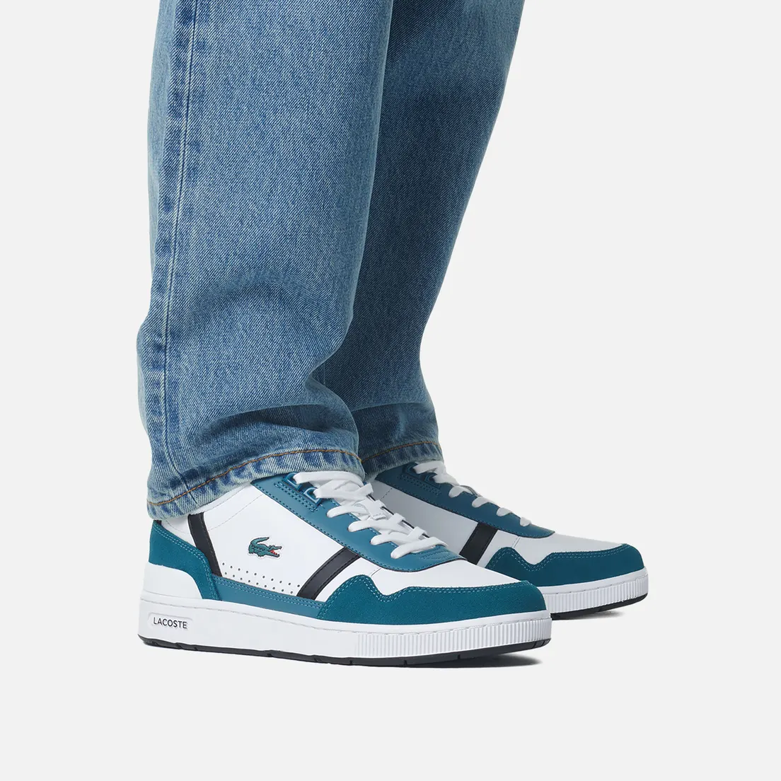Lacoste Мужские кроссовки T-Clip Logo Leather