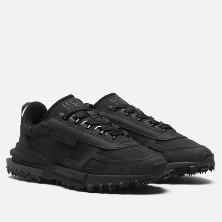 Женские кроссовки Lacoste Elite Active Leather, цвет чёрный, размер 39 EU