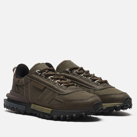 Мужские кроссовки Lacoste Elite Active Leather, цвет коричневый, размер 41 EU