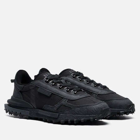 Мужские кроссовки Lacoste Elite Active Leather, цвет чёрный, размер 43 EU