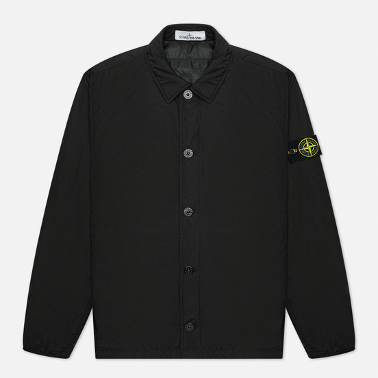 Мужская куртка Stone Island O-Cotton/R-Nylon Tela Primaloft Insulation Technology Overshirt Black
