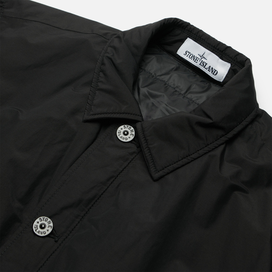 Мужская куртка Stone Island O-Cotton/R-Nylon Tela Primaloft Insulation Technology Overshirt Black