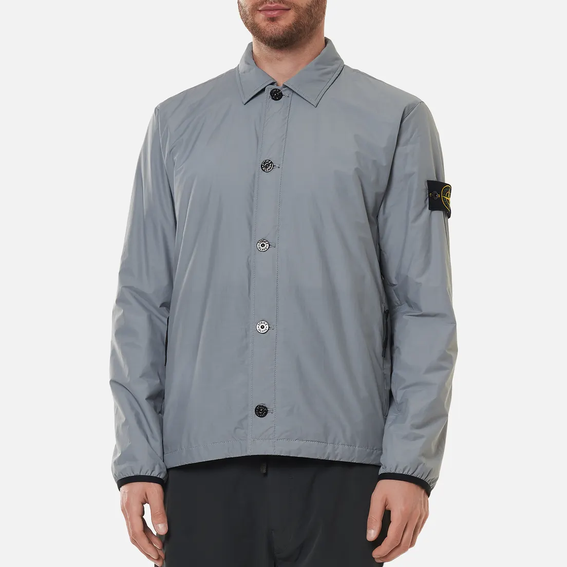 Stone Island Мужская куртка O-Cotton/R-Nylon Tela Primaloft Insulation Technology Overshirt
