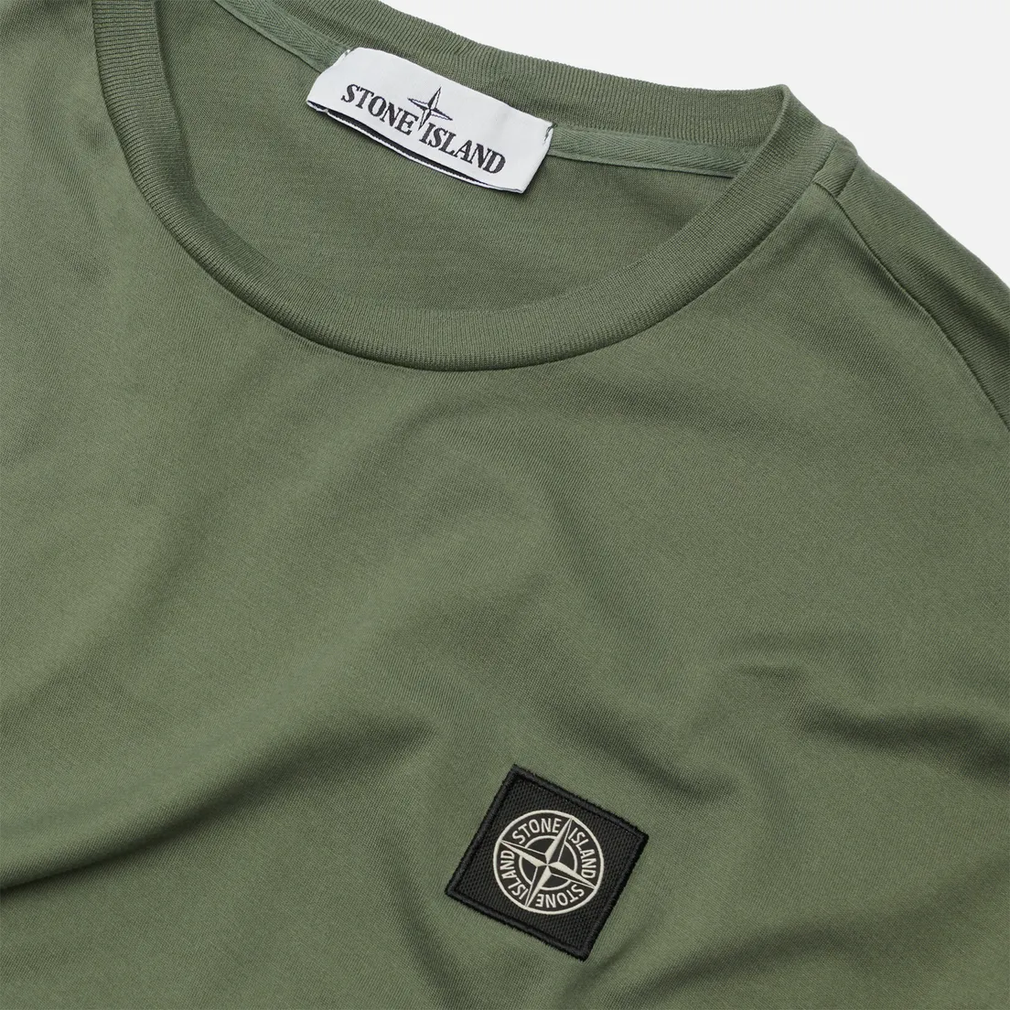 Stone Island Мужской лонгслив Patch Program Crew Neck