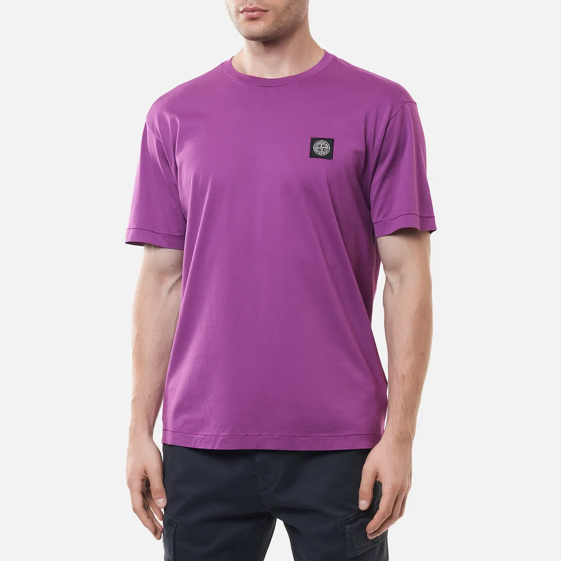 Stone Island Мужская футболка Small Logo Patch