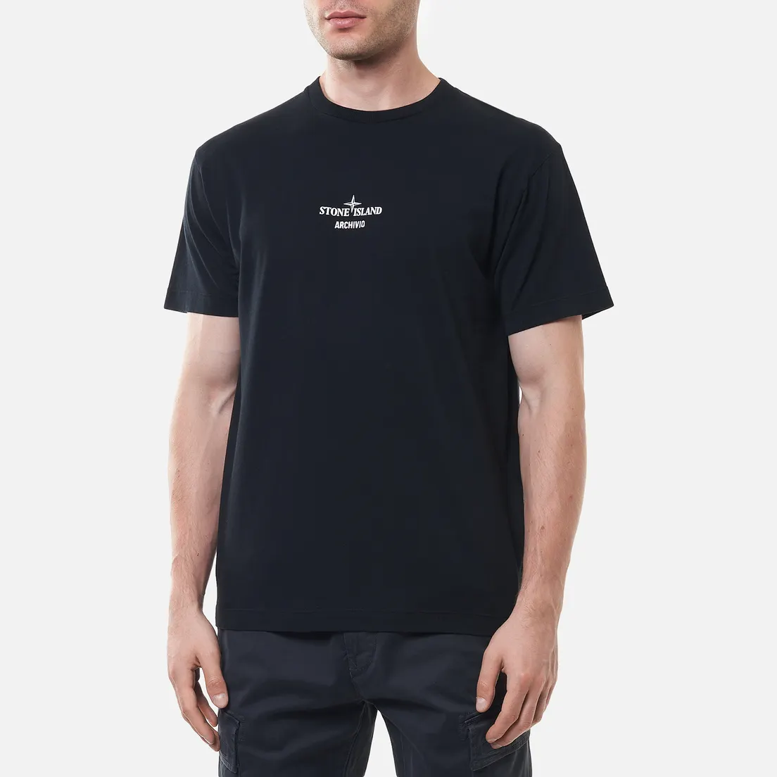 Stone Island Мужская футболка Archivio Project Polyester Microfibre