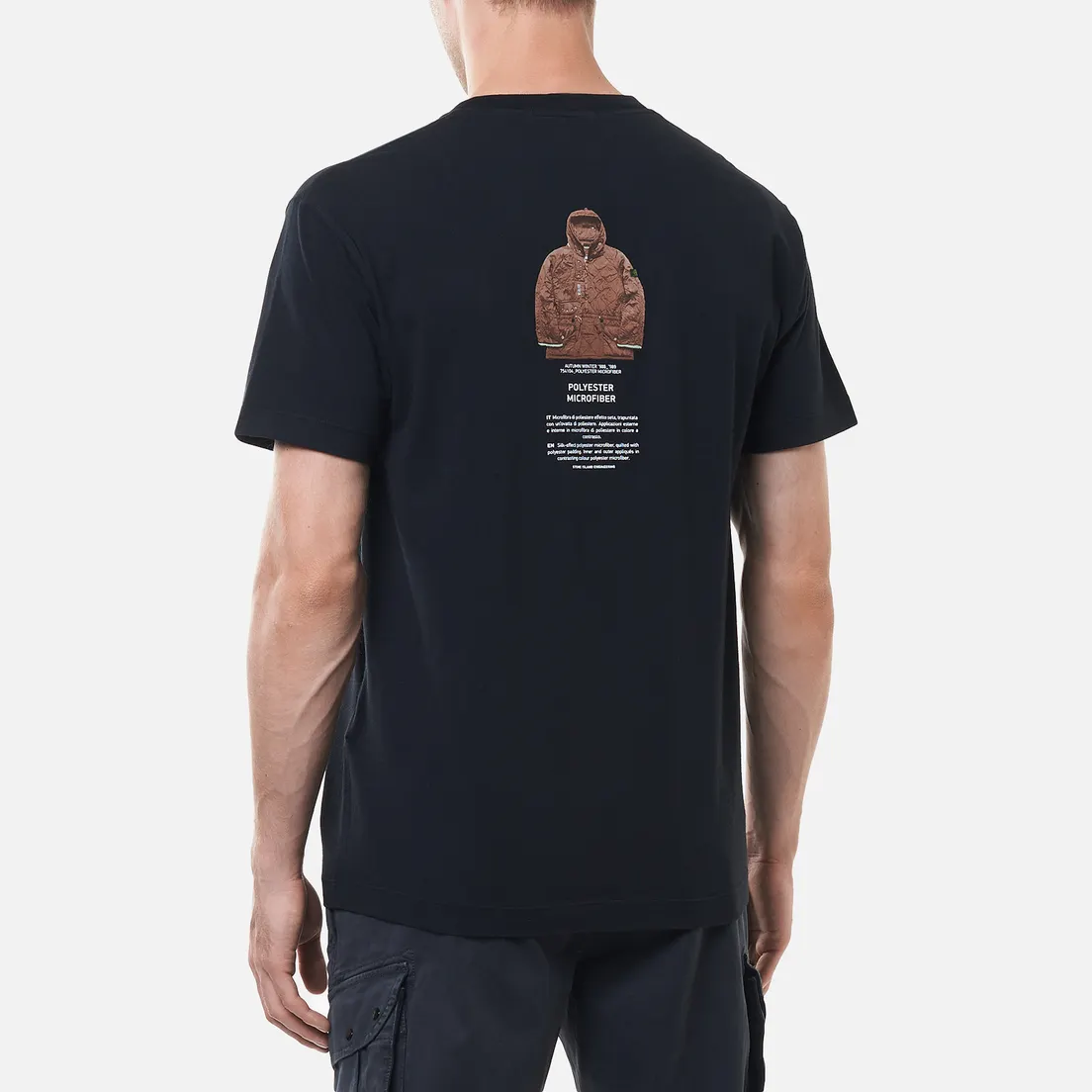 Stone Island Мужская футболка Archivio Project Polyester Microfibre