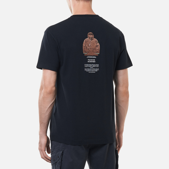 Мужская футболка Stone Island Archivio Project Polyester Microfibre Black