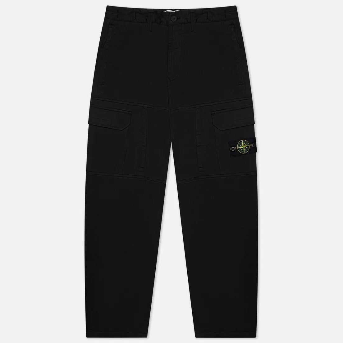 Stone Island Мужские брюки Stretch Cotton Wool Satin Loose Fit