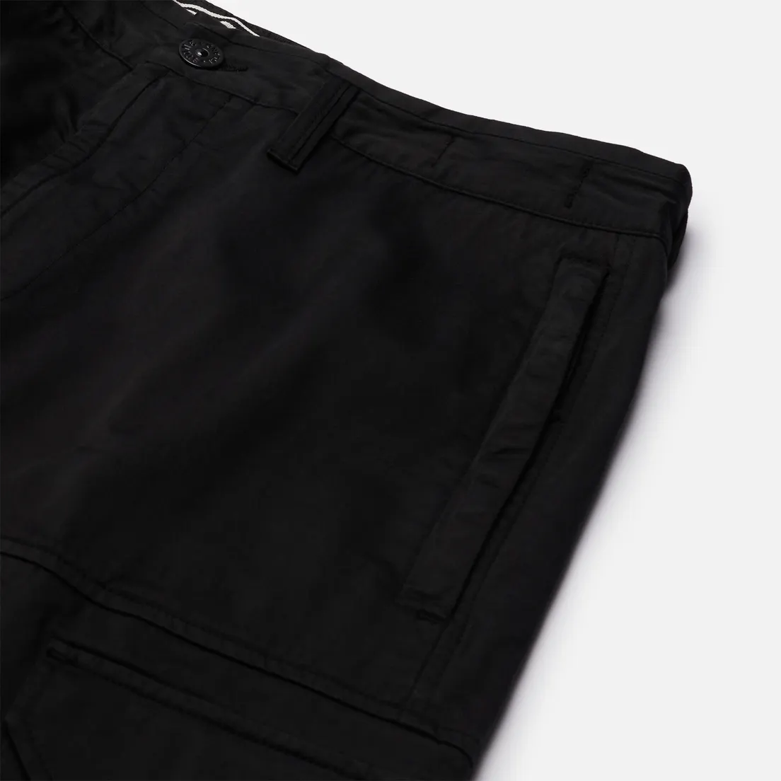 Stone Island Мужские брюки Stretch Cotton Wool Satin Loose Fit