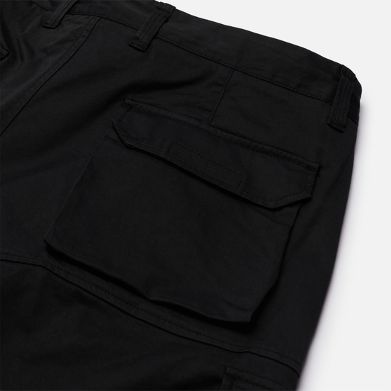 Мужские брюки Stone Island Stretch Cotton Wool Satin Loose Fit Black