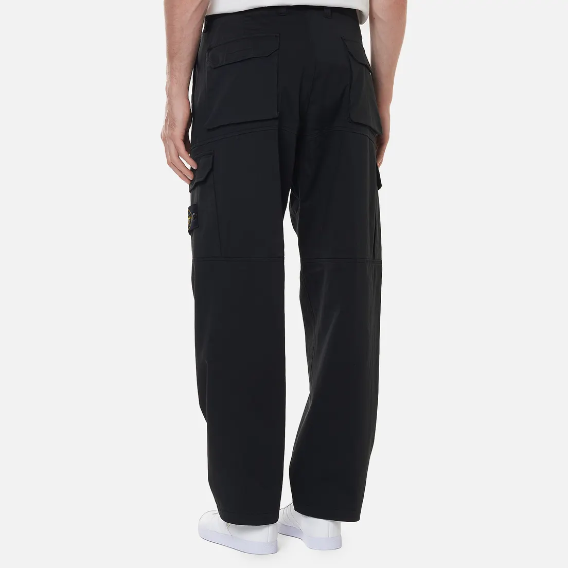 Stone Island Мужские брюки Stretch Cotton Wool Satin Loose Fit