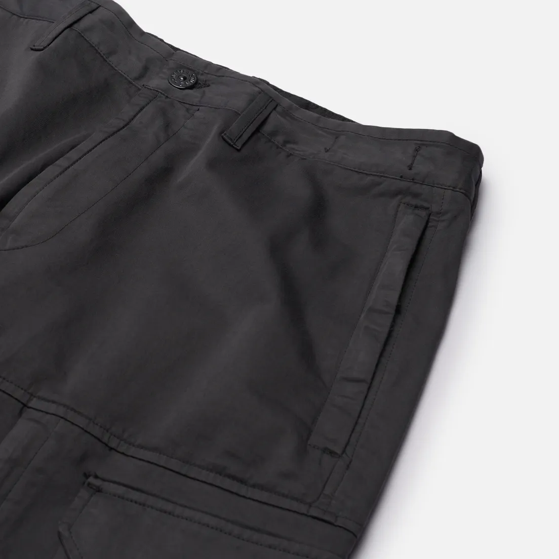 Stone Island Мужские брюки Stretch Cotton Wool Satin Loose Fit