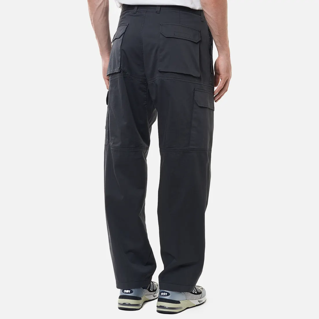 Stone Island Мужские брюки Stretch Cotton Wool Satin Loose Fit