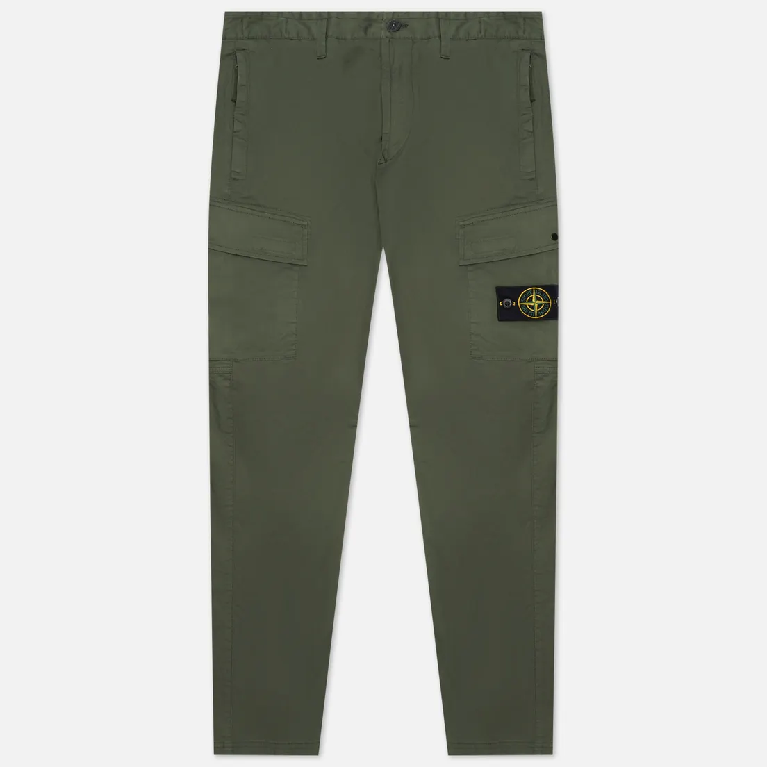 Stone Island Мужские брюки Stretch Cotton Gabardine Regular Tapered Fit