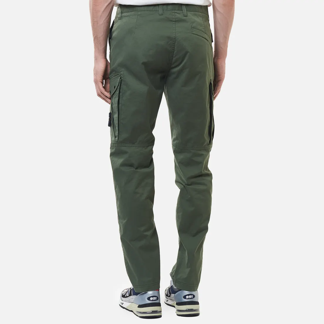 Stone Island Мужские брюки Stretch Cotton Gabardine Regular Tapered Fit