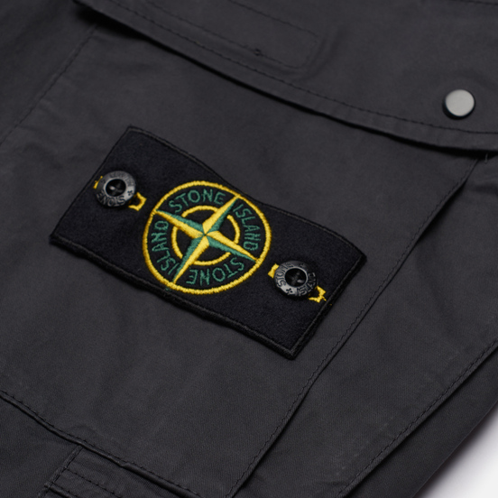 Мужские брюки Stone Island Stretch Cotton Gabardine Regular Tapered Fit Antracite