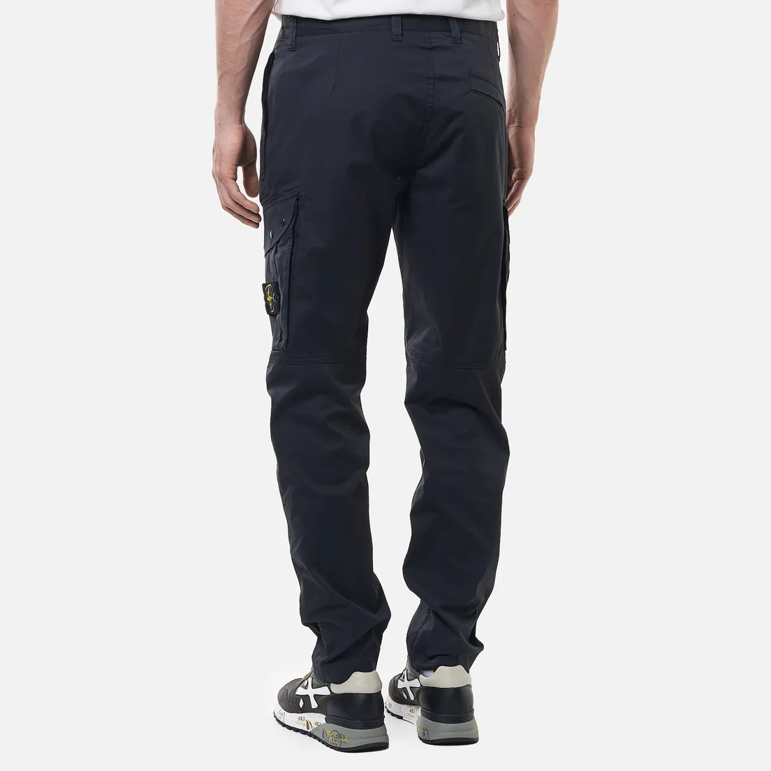 Stone Island Мужские брюки Stretch Cotton Gabardine Regular Tapered Fit