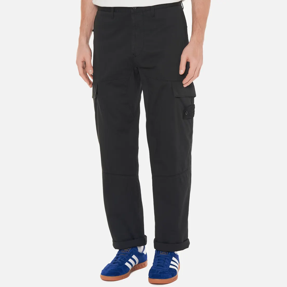 Stone Island Мужские брюки Ghost Piece Stretch Cotton Wool Satin Regular Tapered Fit