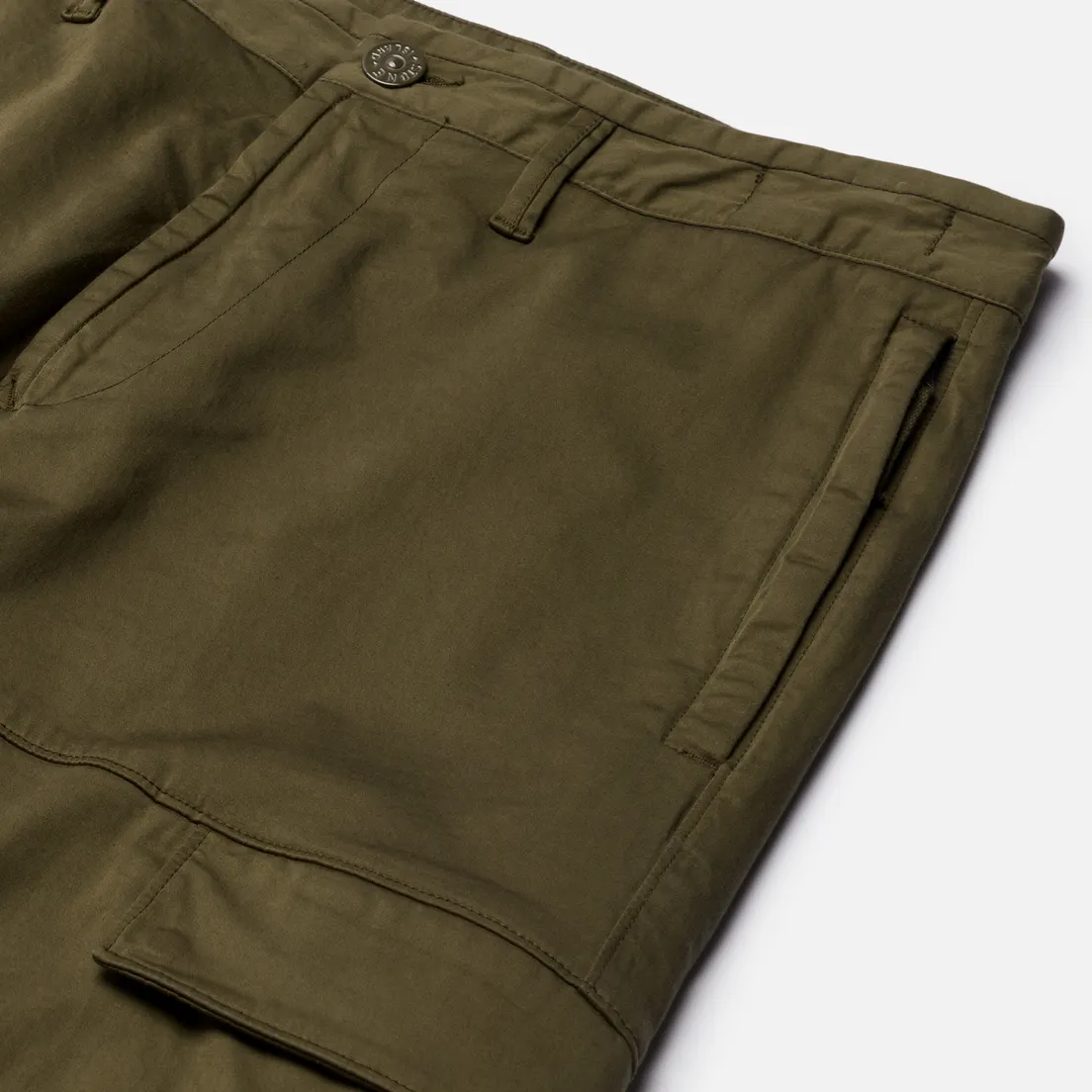 Stone Island Мужские брюки Ghost Piece Stretch Cotton Wool Satin Regular Tapered Fit