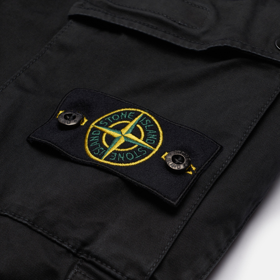 Мужские брюки Stone Island Cargo Straight Leg Regular Fit Black
