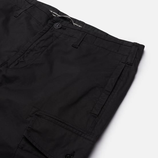 Мужские брюки Stone Island Stretch Cotton Gabardine Slim Fit Black