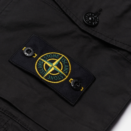 Мужские брюки Stone Island Stretch Cotton Gabardine Slim Fit Black