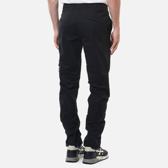 Мужские брюки Stone Island Stretch Cotton Gabardine Slim Fit Black