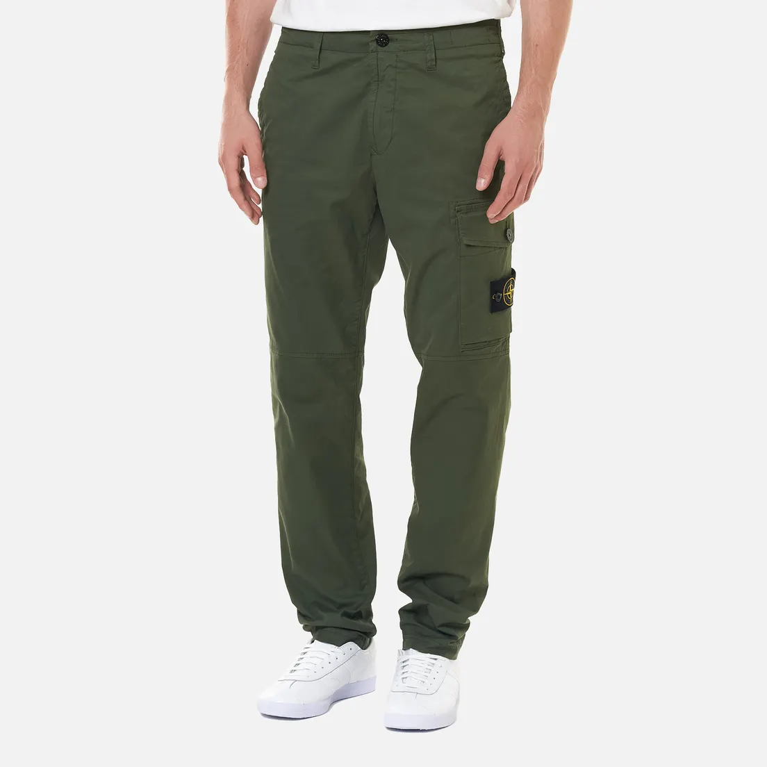 Stone Island Мужские брюки Stretch Cotton Gabardine Slim Fit